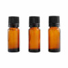 Centifolia - Flacons en verre ambré avec codigouttes (lot de 3) 10 ml