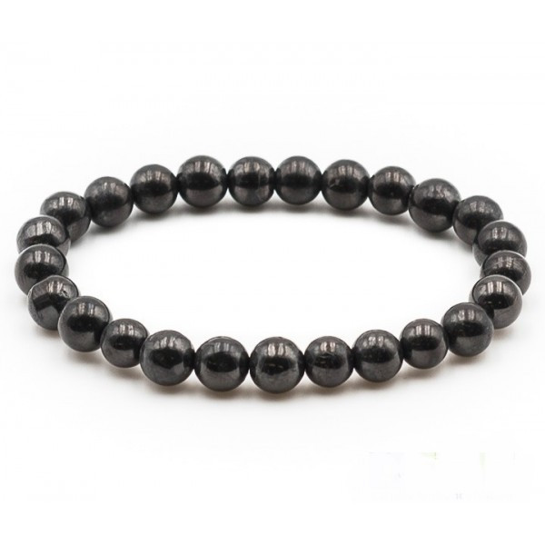 Bracelet Shungite naturelle Boule 08mm 