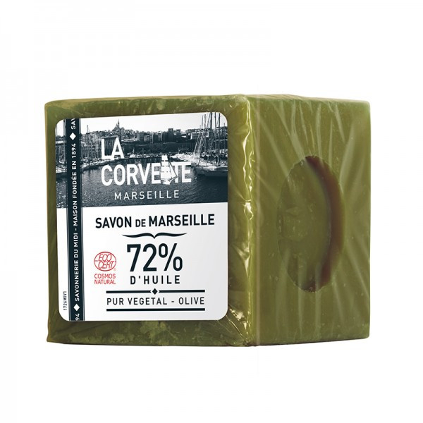 La Corvette - Véritable savon de Marseille Olive BIO filmé 500g