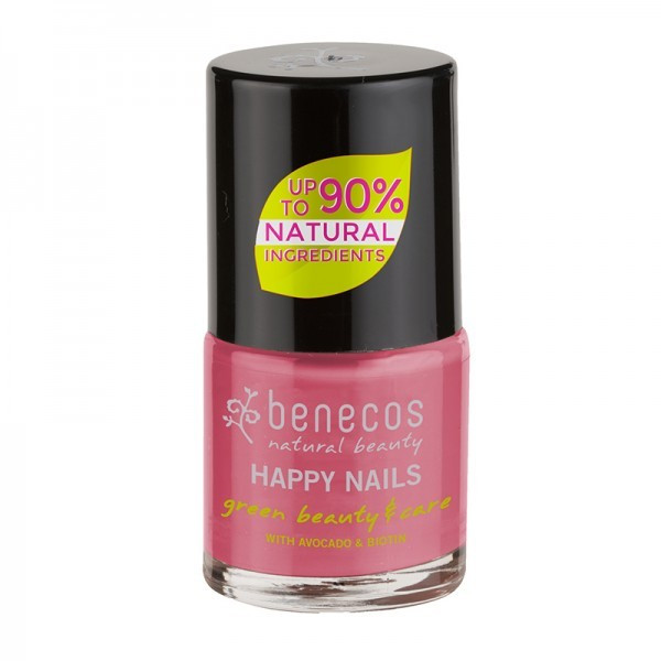 Benecos - Vernis à ongles rose bonbon (flamingo) - 9 ml
