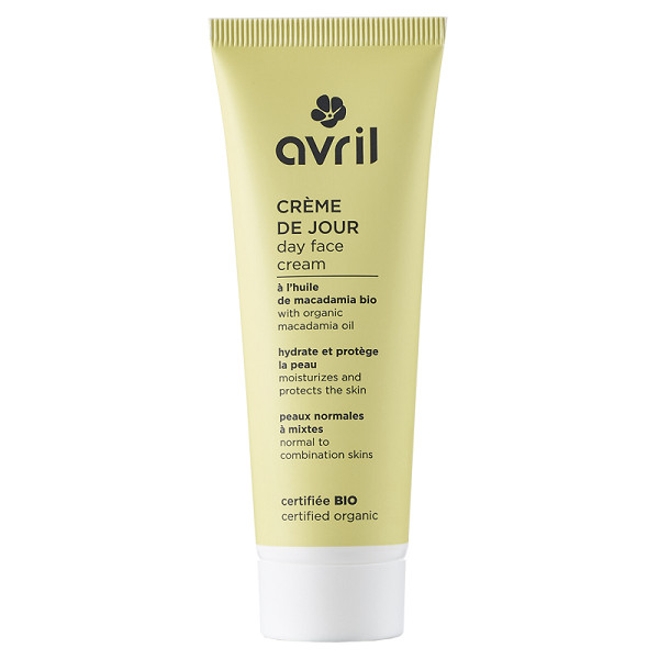 Crème de jour bio peau normale et mixte à l'Huile de Macadamia 