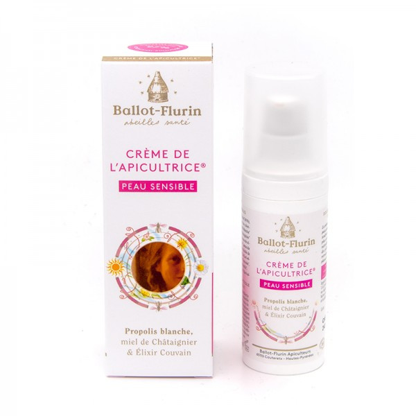 Ballot Flurin Crème de l'Apicultrice Peau Sensible bio 30ml