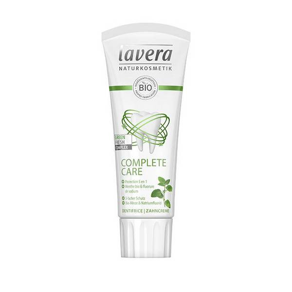 Lavera - Dentifrice BIO complete care à la menthe et avec fluorure 75ml