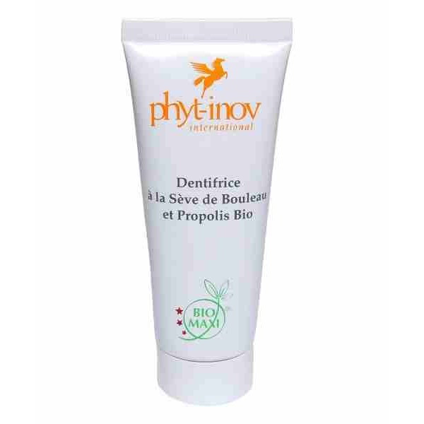 Phyt-inov - Dentifrice Propolis et Sève de Bouleau bio et 100% naturel 125ml