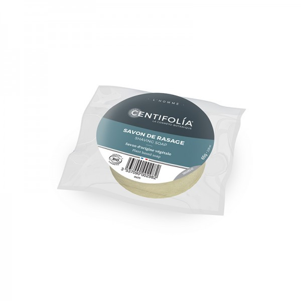 Centifolia Savon à barbe peau sensible bio 65g