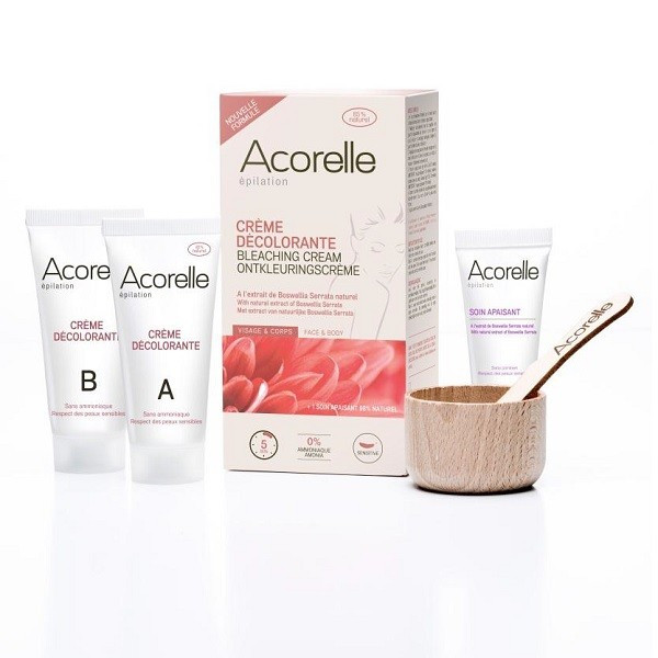 Acorelle - Crème décolorante Visage et corps sans ammoniaque