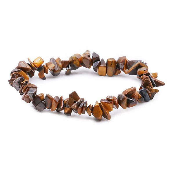 Bracelet Baroque oeil du tigre - Protection Ondes et Energies Négatives 