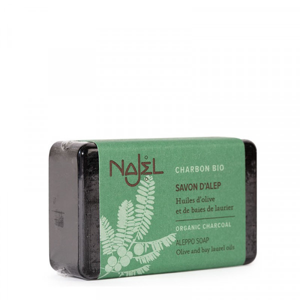 Savon d'Alep au charbon végétal bio PURIFIANT - Najel