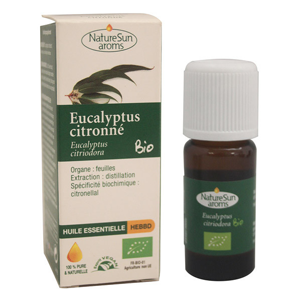 NatureSun Aroms - Huile Essentielle Eucalyptus Citronné BIO 10ml