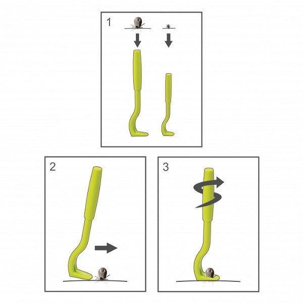 Lot de 2 tire tiques - TICK TWISTER BY O'TOM