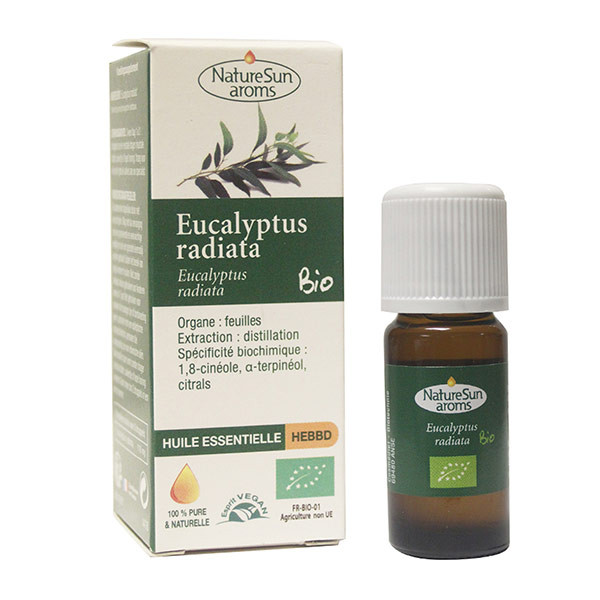Huile essentielle d'Eucalyptus Radiata bio - NatureSun Aroms
