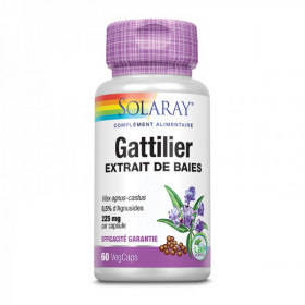 Gattilier (vitex) 225mg 60 capsules - Solaray