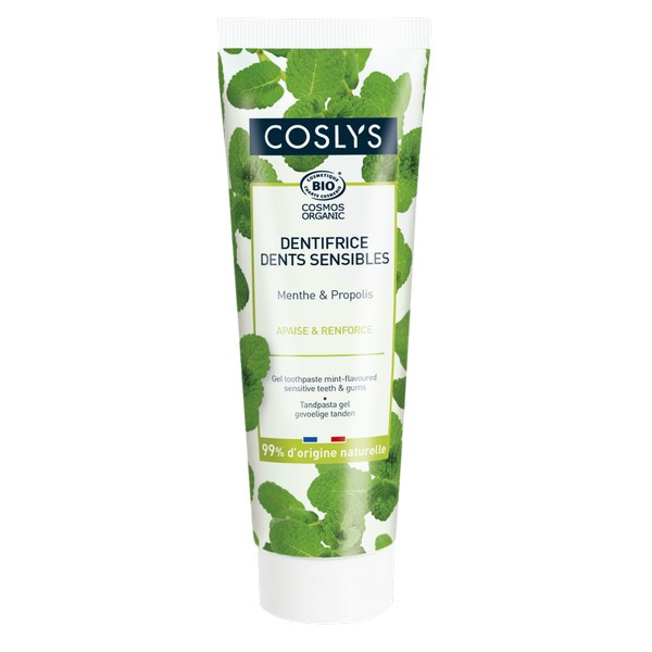 Dentifrice dents sensibles Menthe et Propolis 75ml - Coslys