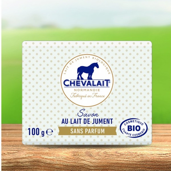 Chevalait - Savon au lait de jument bio - 100 gr 