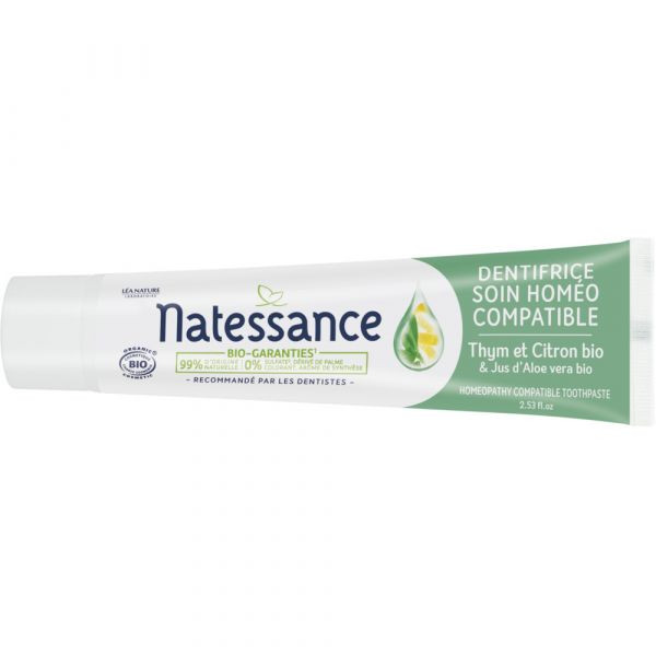 Dentifrice soin homéo compatible 75ml - Natessance