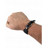 BRACELET NOIR MANILLE HOMME WP1 - PROTECTION ONDES ELECTROMAGNETIQUES