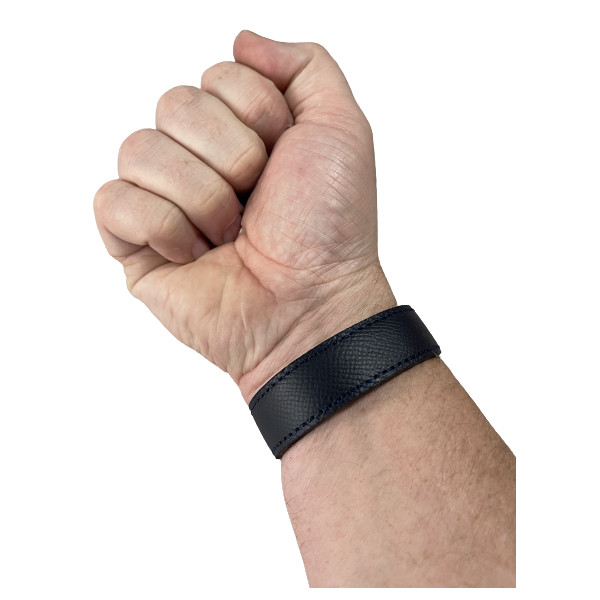 BRACELET NOIR MANILLE HOMME WP1 - PROTECTION ONDES ELECTROMAGNETIQUES