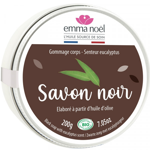 Savon Noir Gommage Hammam Eucalyptus BIO - Emma Noel