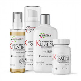 Gamme complète Keratine - Soins naturels intensifs anti-chute cheveux