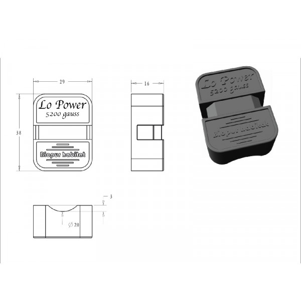 Lot de 2 aimants anti calcaire magnétiques pour canalisations