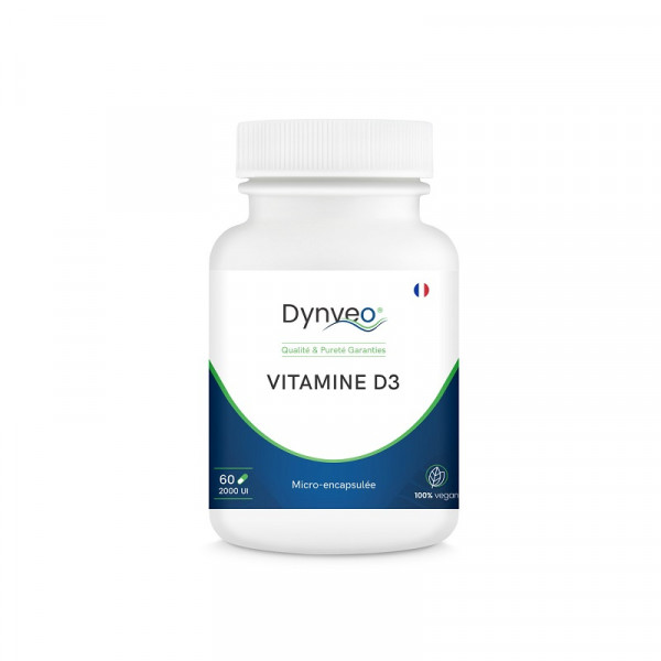 Vitamine D3 végétale 2000 UI gélules - Dynveo