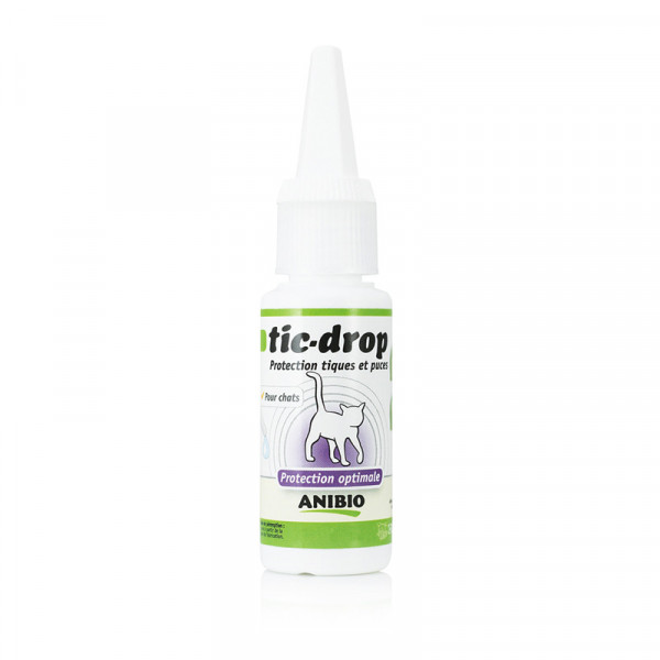 TIC-DROP - Protection Antiparasitaire pour chats - Anibio 30ml