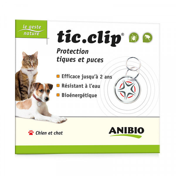 Médaille Tic-Clip - Protection naturelle tiques et puces