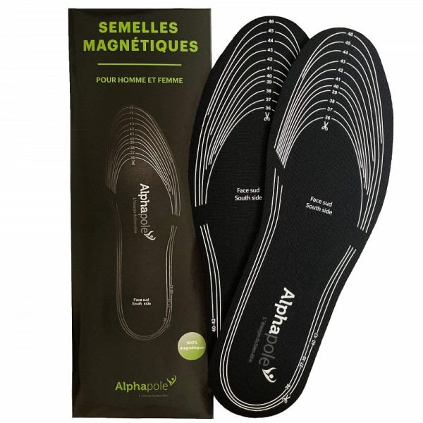 Semelles 100% magnétiques - Allégez vos jambes