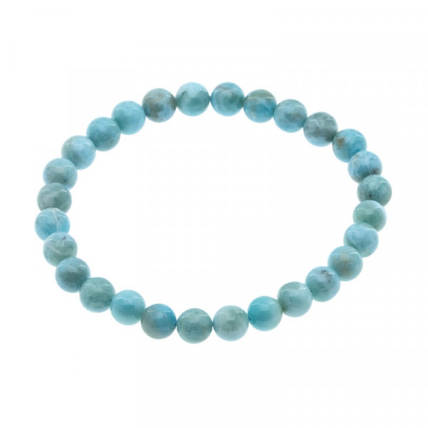 BRACELET BOULE 06MM LARIMAR AB (06-07MM)