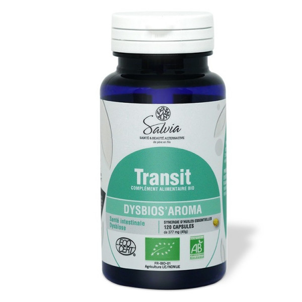 Salvia - Transit Dysbios'aroma bio 120 capsules candidose dysbiose