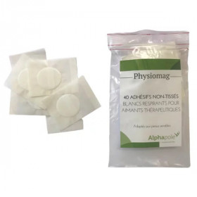 40 Adhésifs pour Physiomag 12mm x 5mm - Physiomag