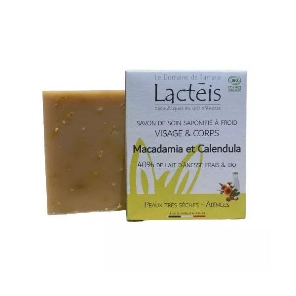 Le domaine de Tamara Savon Le domaine de Tamara Savon Macadamia et calendula 40% lait d'ânesse frais 40% lait d'ânesse frais