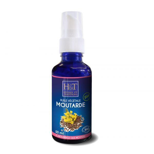 Huile végétale de Moutarde Bio (Brassica nigra) 50ml - Herbes et Traditions