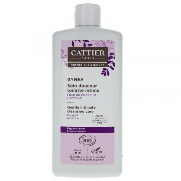 Cattier Gynea Gel toilette intime bio 500ml