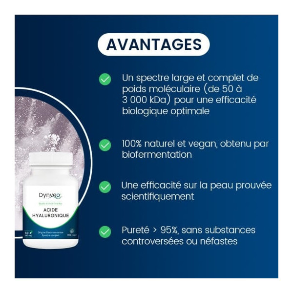 Acide hyaluronique pur - Dynveo