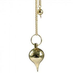 Pendule Goutte Métal Doré 20 Gr