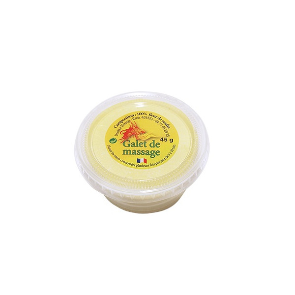 Galet de massage au soufre 100 % naturel - Vecteur Energy
