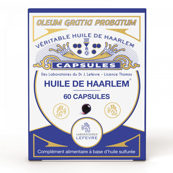 Véritable Huile de Haarlem - 60 capsules