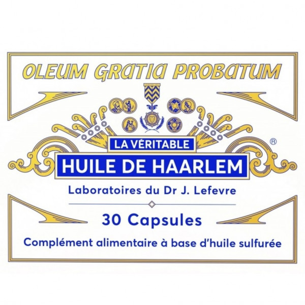 Véritable Huile de Haarlem - 30 capsules