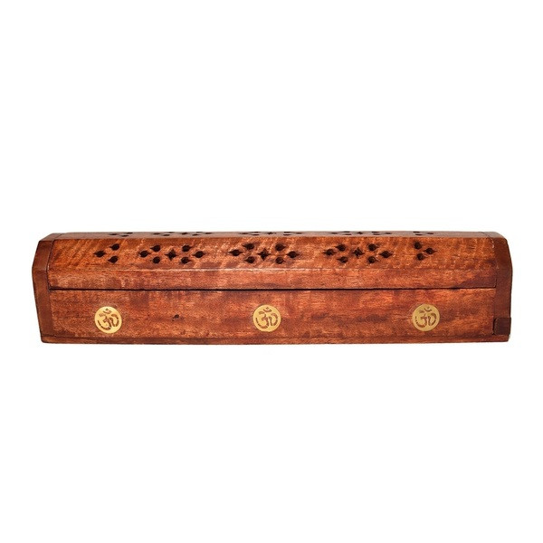 Boite Porte-encens en bois Om