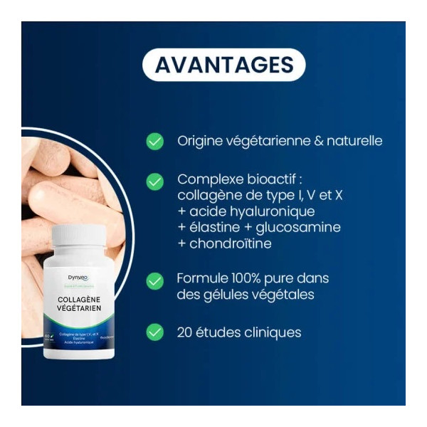 Collagène naturel végétarien - Dynveo - 3