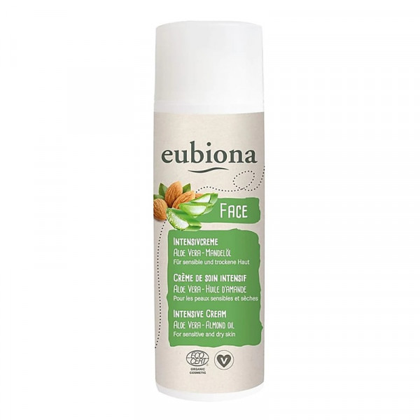 Crème de Soin Visage Intensif Aloe Vera & Huile d'Amande - Eubiona - 1