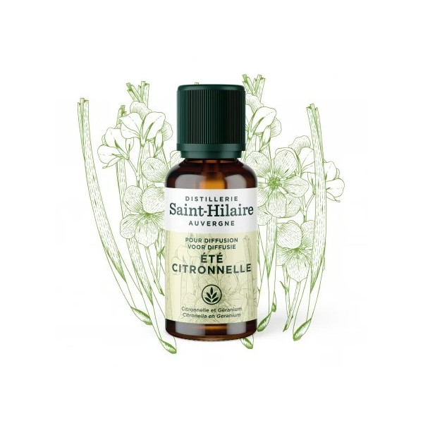 Eté Citronnelle - Synergie d'Huiles Essentielles Bio à diffuser - 1