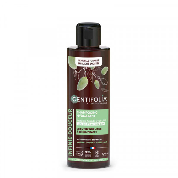 Shampooing hydratant cheveux normaux à déshydratés bio - Centifolia - 1
