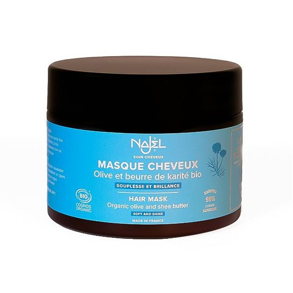 Masque cheveux démêlant beurre de karité bio – Najel - 1