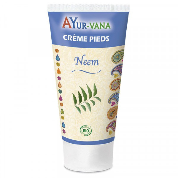 Crème pieds au Neem bio 75 ml - Ayur-Vana - 1