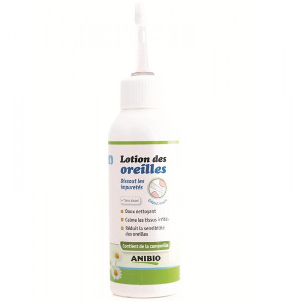 Lotion des oreilles nettoyante et apaisante pour chiens et chats - Anibio - 2