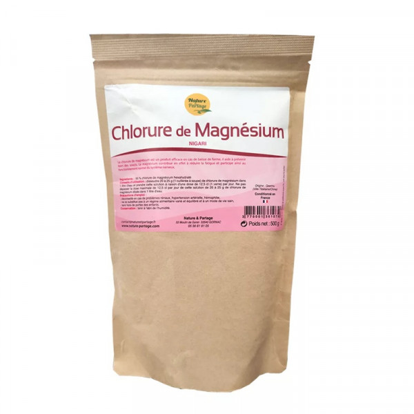 Chlorure de Magnésium - Nigari 500g - Nature & Partage - 2
