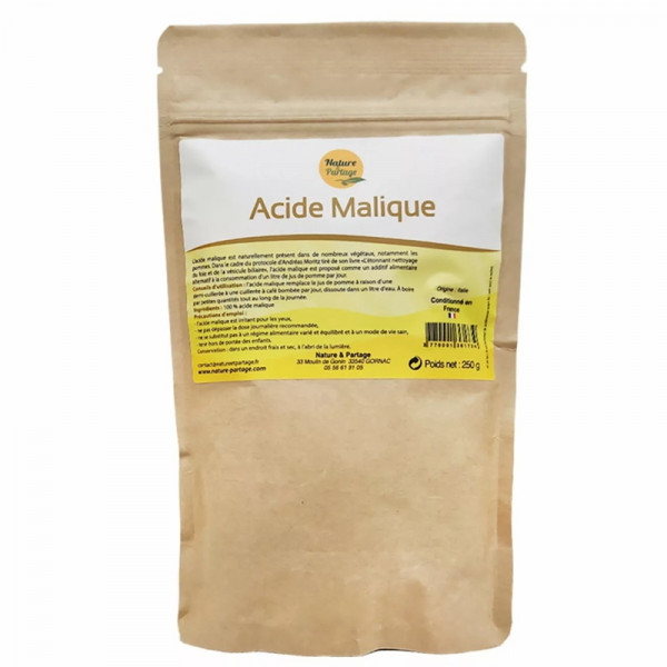 Acide malique 250 g - Nature & Partage - 1