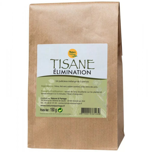 Tisane élimination 150 g - Nature & Partage - 1